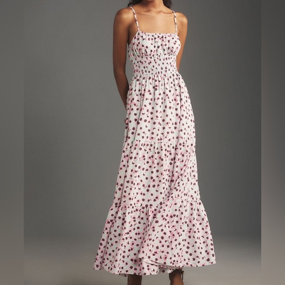 NWT Anthropologie hutch sleeveless square-neck a-line maxi dress. Size Medium - Picture 1 of 6